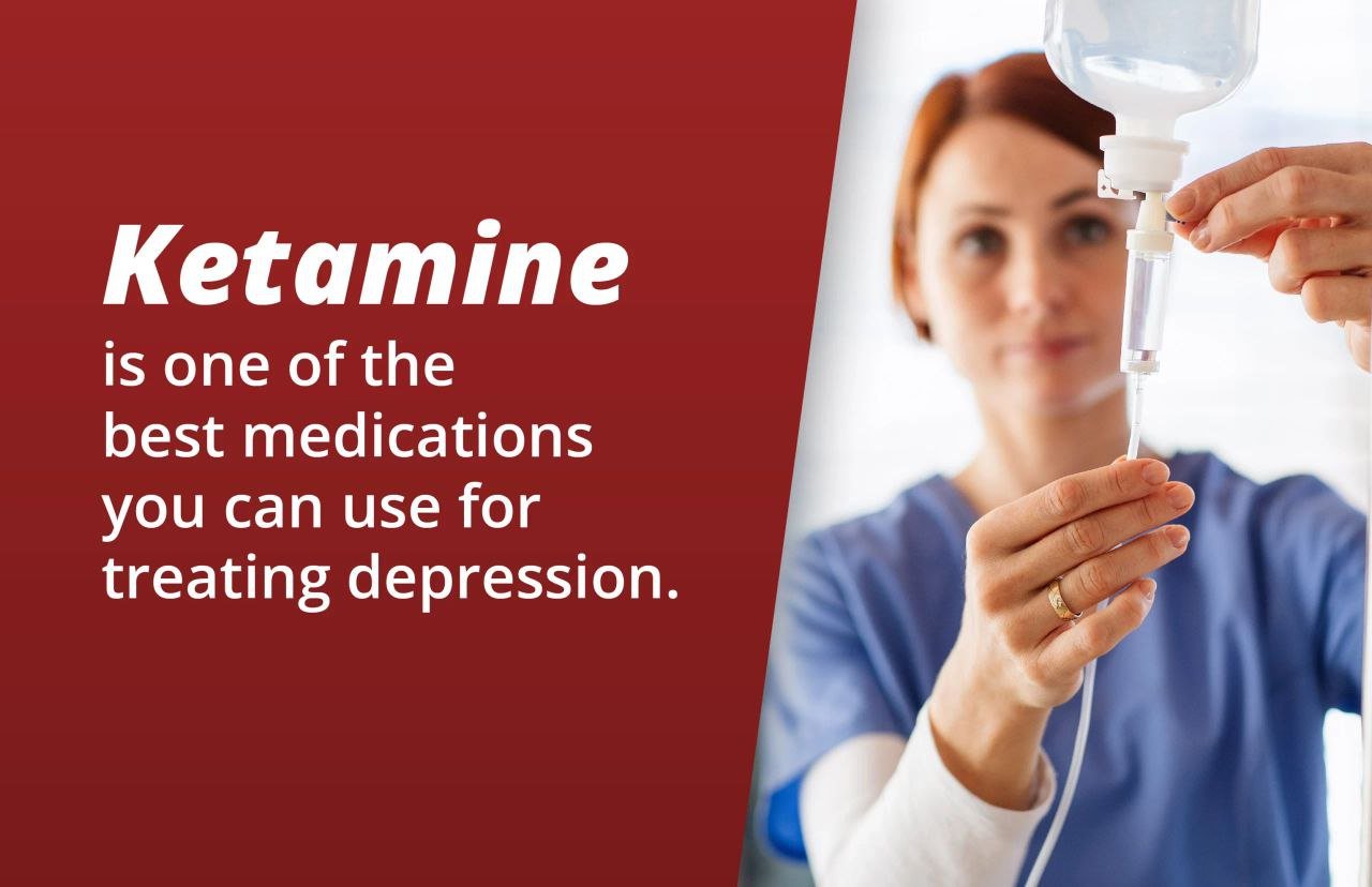 Ketamine relieve depression